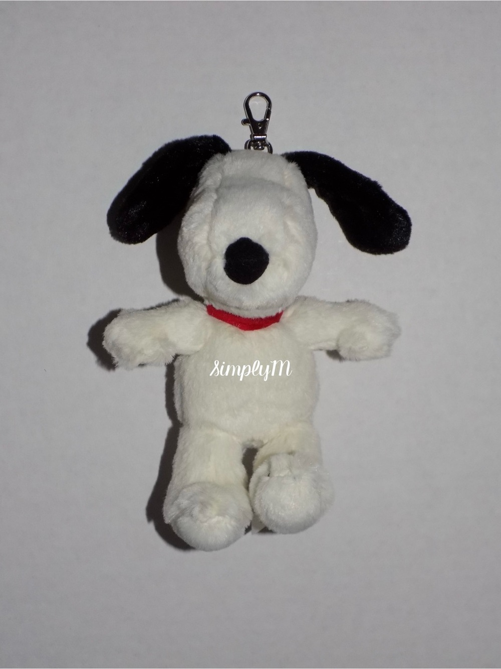 Peanuts Snoopy AE Mini Tote & Steiff Plush & Pave 3D Rhinestone Bling Keychain - Picture 5 of 12